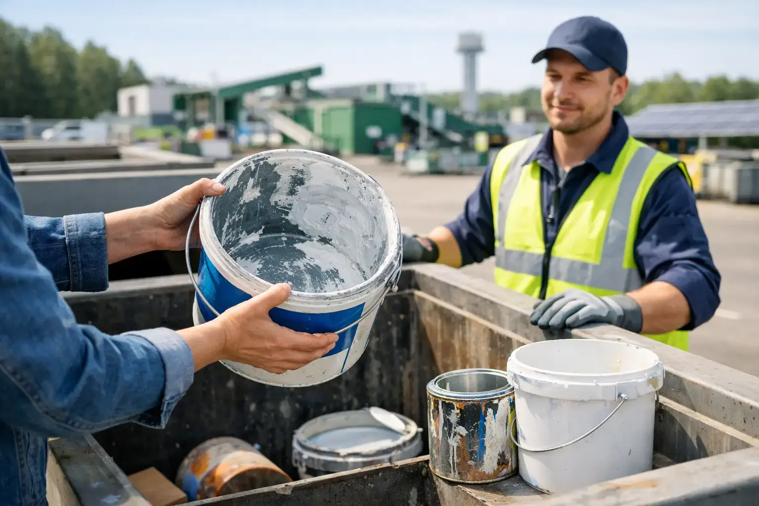 Farbeimer richtig entsorgen - so geht’s
