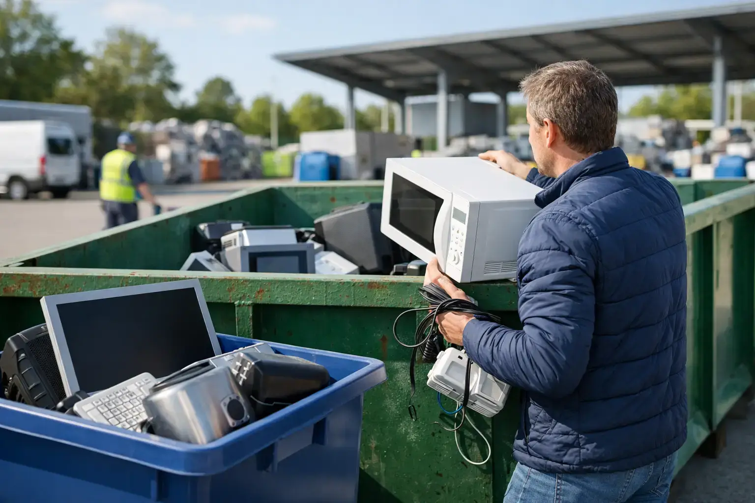 Elektrogeräte richtig zum Recyclinghof bringen