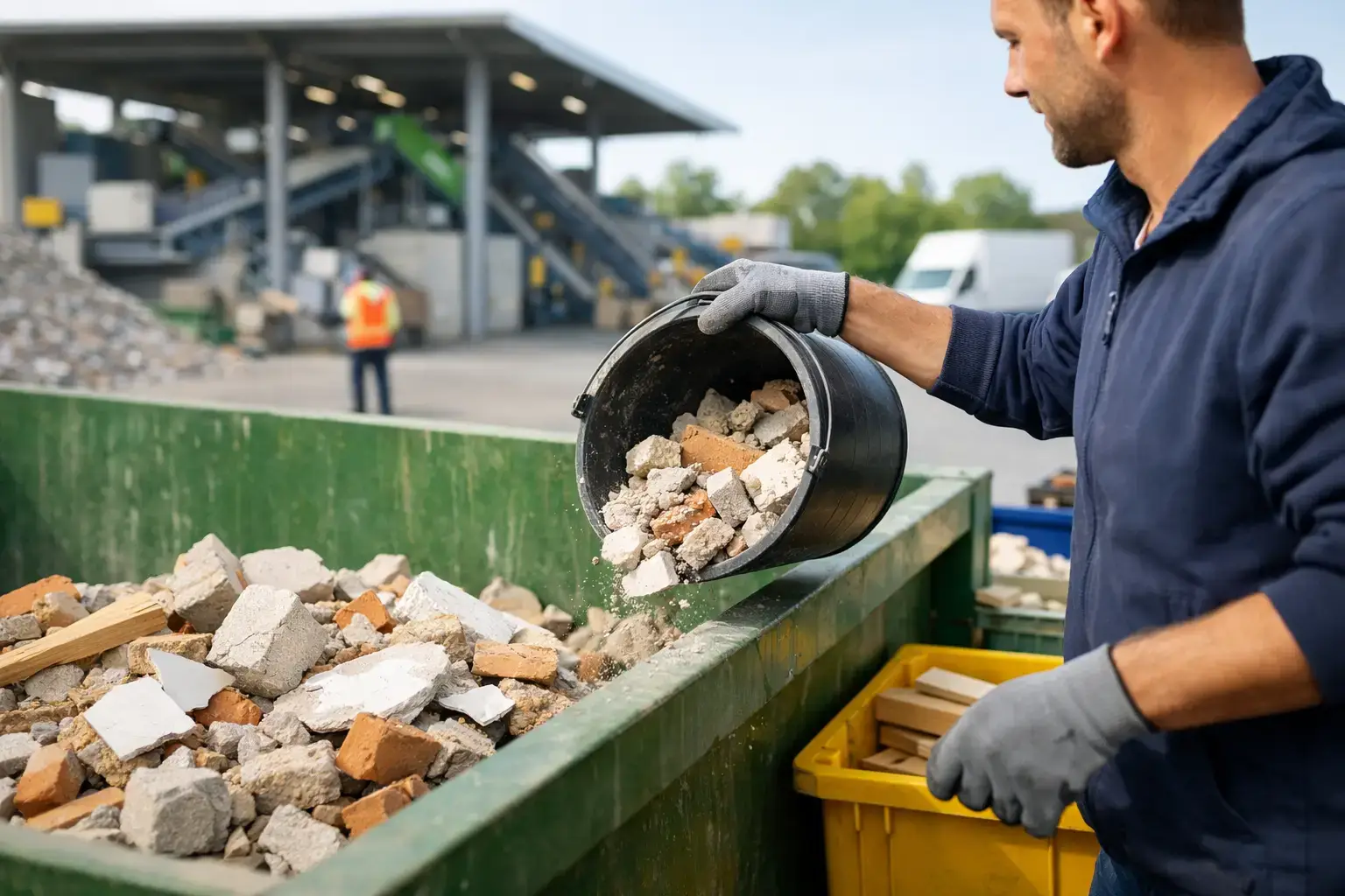 Kleinmengen Bauschutt entsorgen: so geht’s