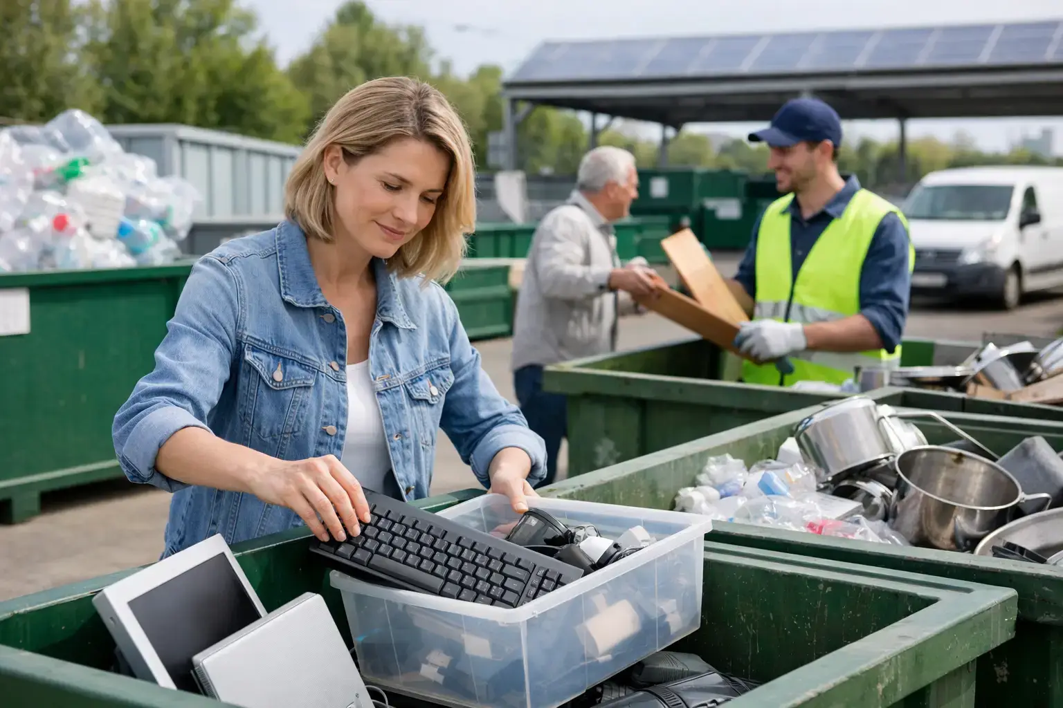 Recyclinghof: Was wird angenommen?